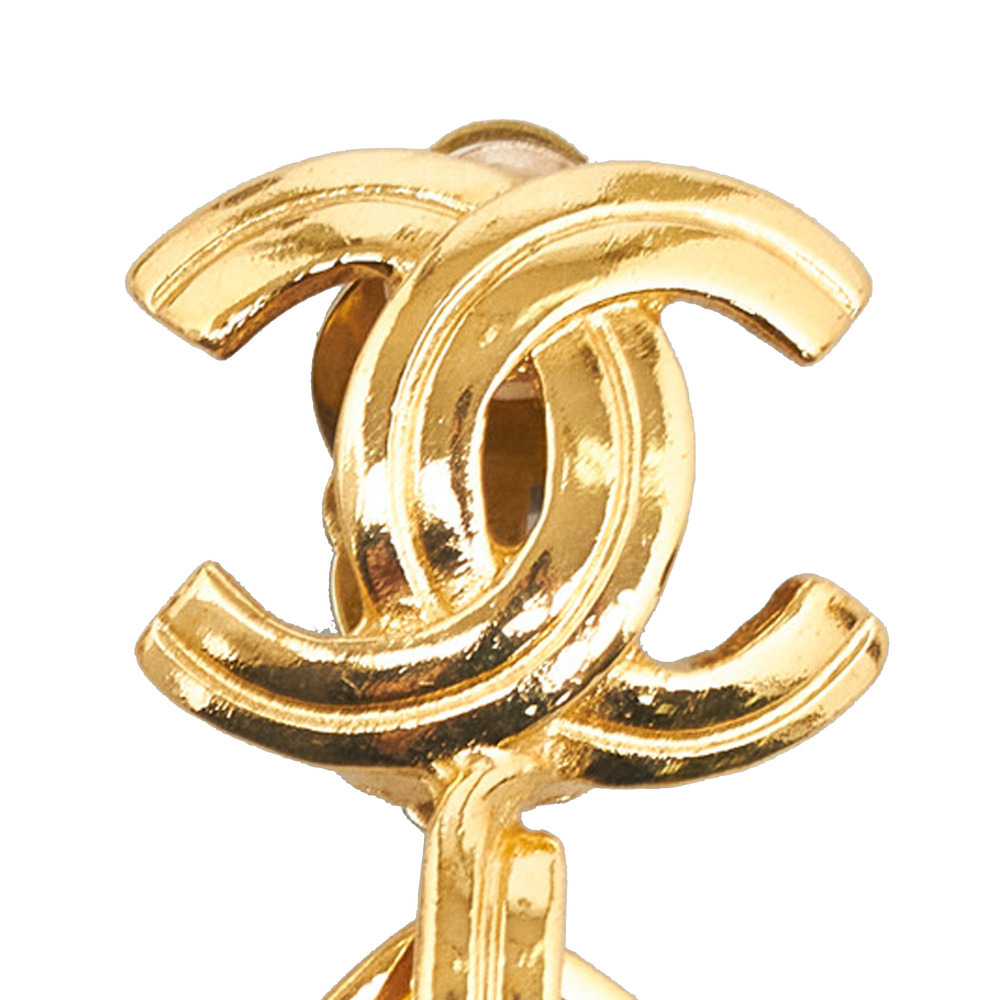 Pre-Loved Chanel CC Drop Earrings - Picture 4 of 7